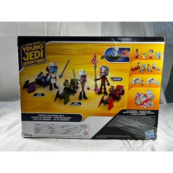 Star Wars Young Jedi Adventures Speeder Challenge Pack Disney Hasbro 2023 NEW - Picture 2 of 12